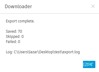 Finish Log